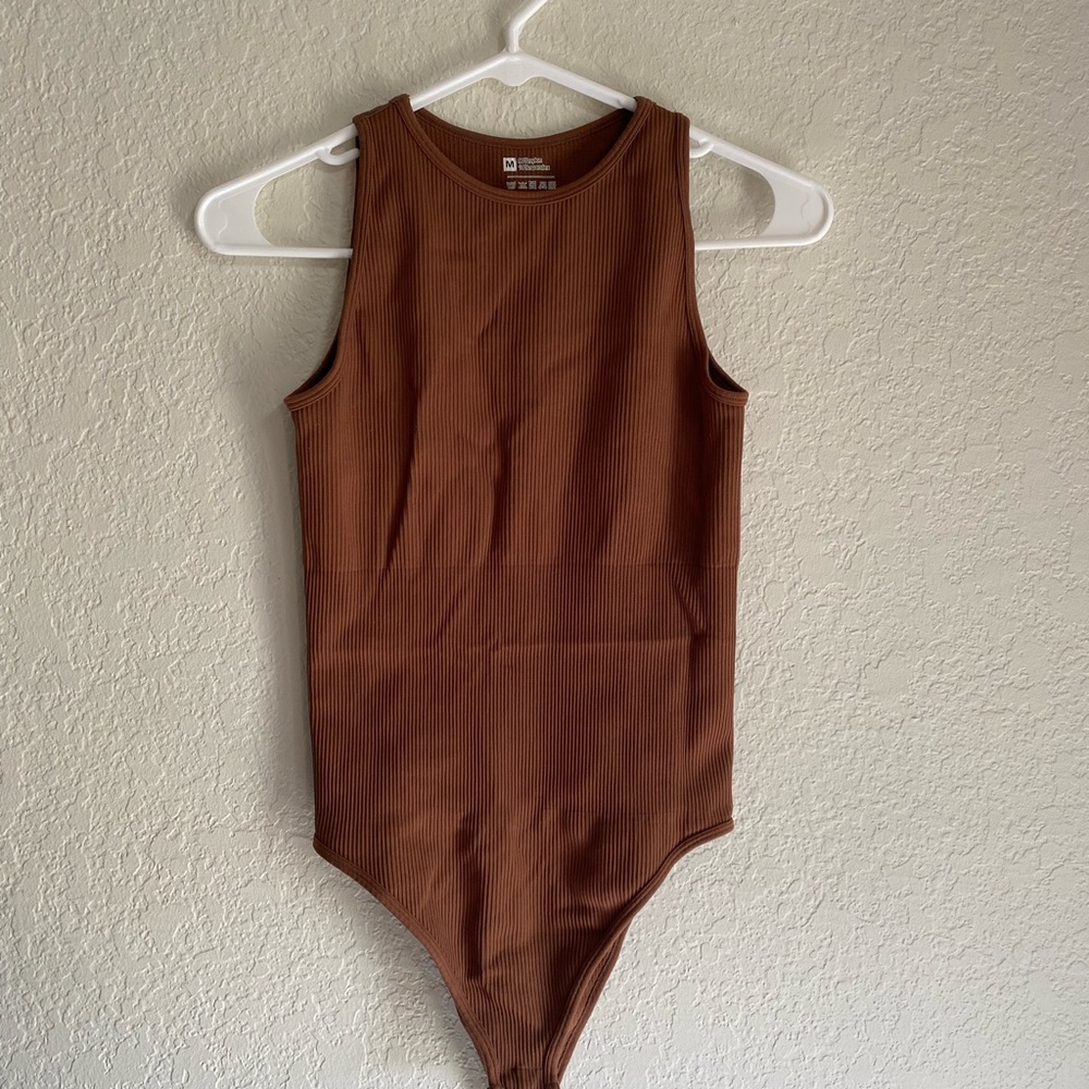 Rust Brown womens bodysuit